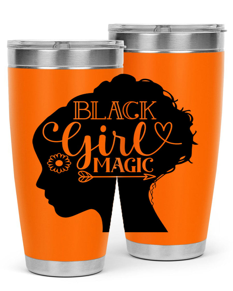 Black girl magic Style 59#- women-girls- Tumbler