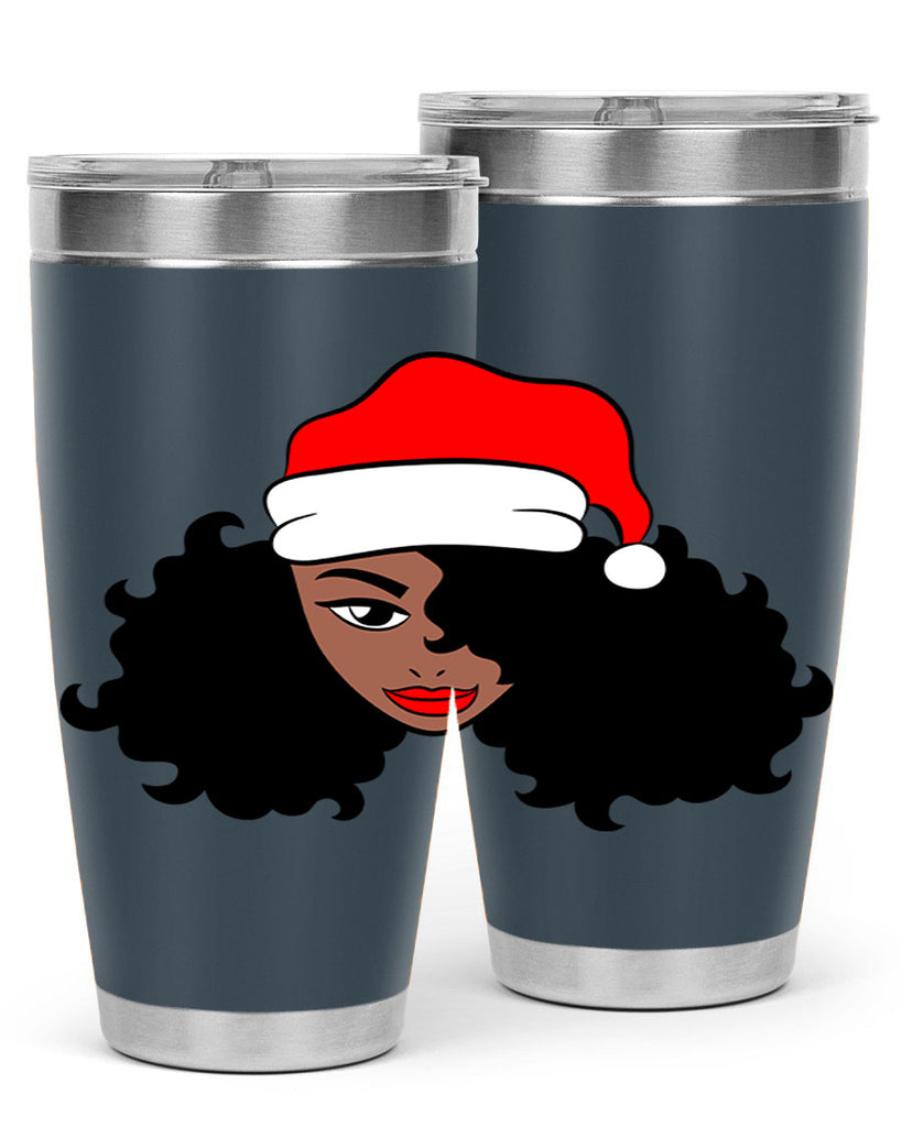 afro santa claus girl 71#- women-girls- Tumbler