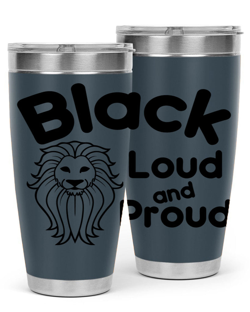 black loud and proud Style 57#- women-girls- Tumbler
