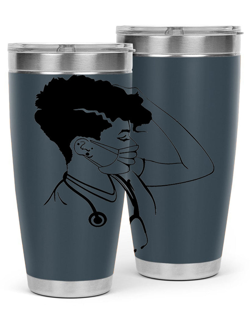black nurse 3#- women-girls- Tumbler