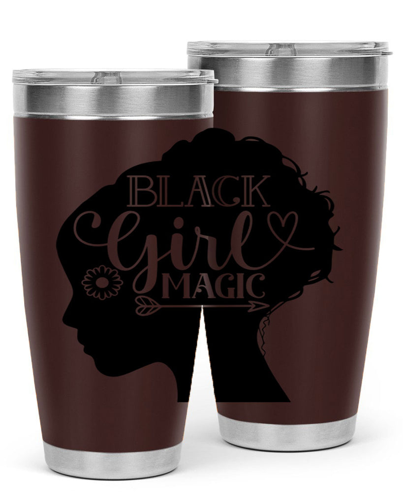 Black girl magic Style 59#- women-girls- Tumbler