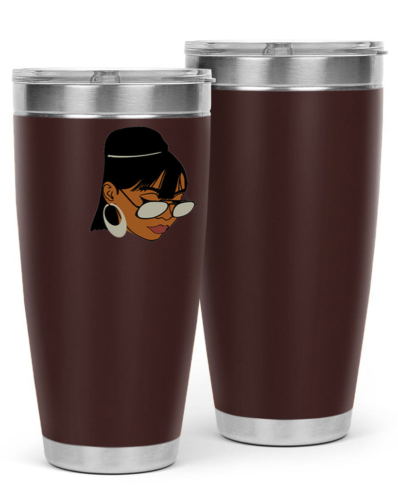 black afro 40#- women-girls- Tumbler