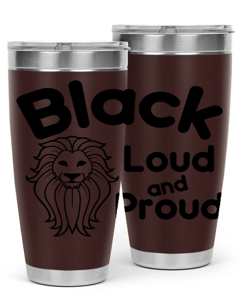 black loud and proud Style 57#- women-girls- Tumbler