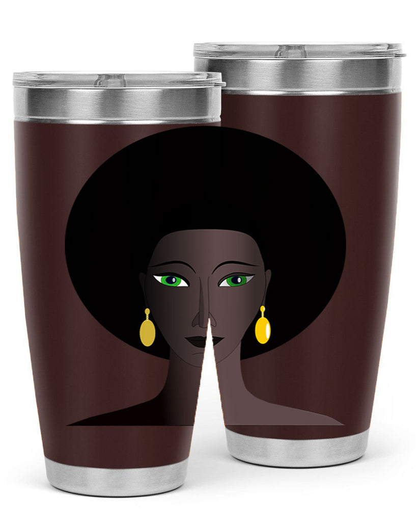 machovka black woman with green eyes 27#- women-girls- Tumbler