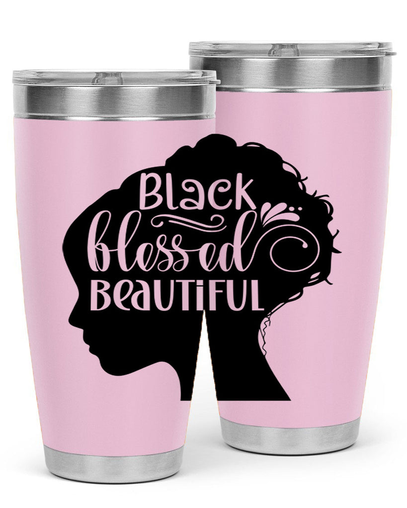 black blessed beautiful Style 62#- women-girls- Tumbler