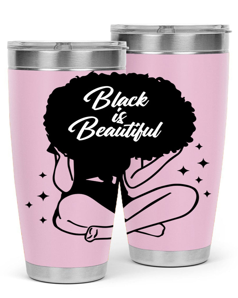 black is beautiful 15#- women-girls- Tumbler