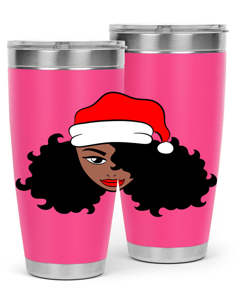afro santa claus girl 71#- women-girls- Tumbler