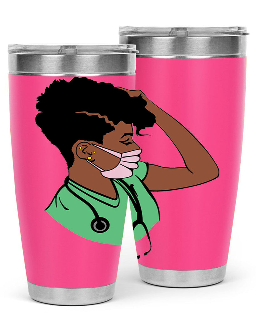 black nurse 2#- women-girls- Tumbler