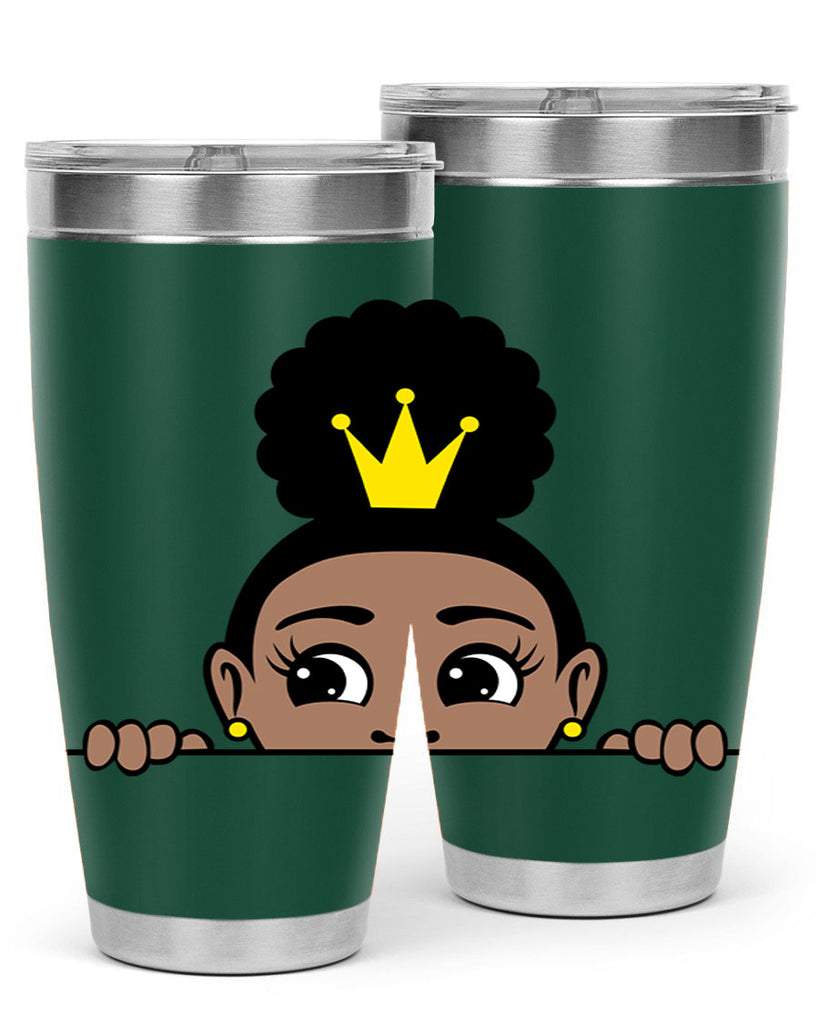 afro puff crown girl 2#- women-girls- Tumbler