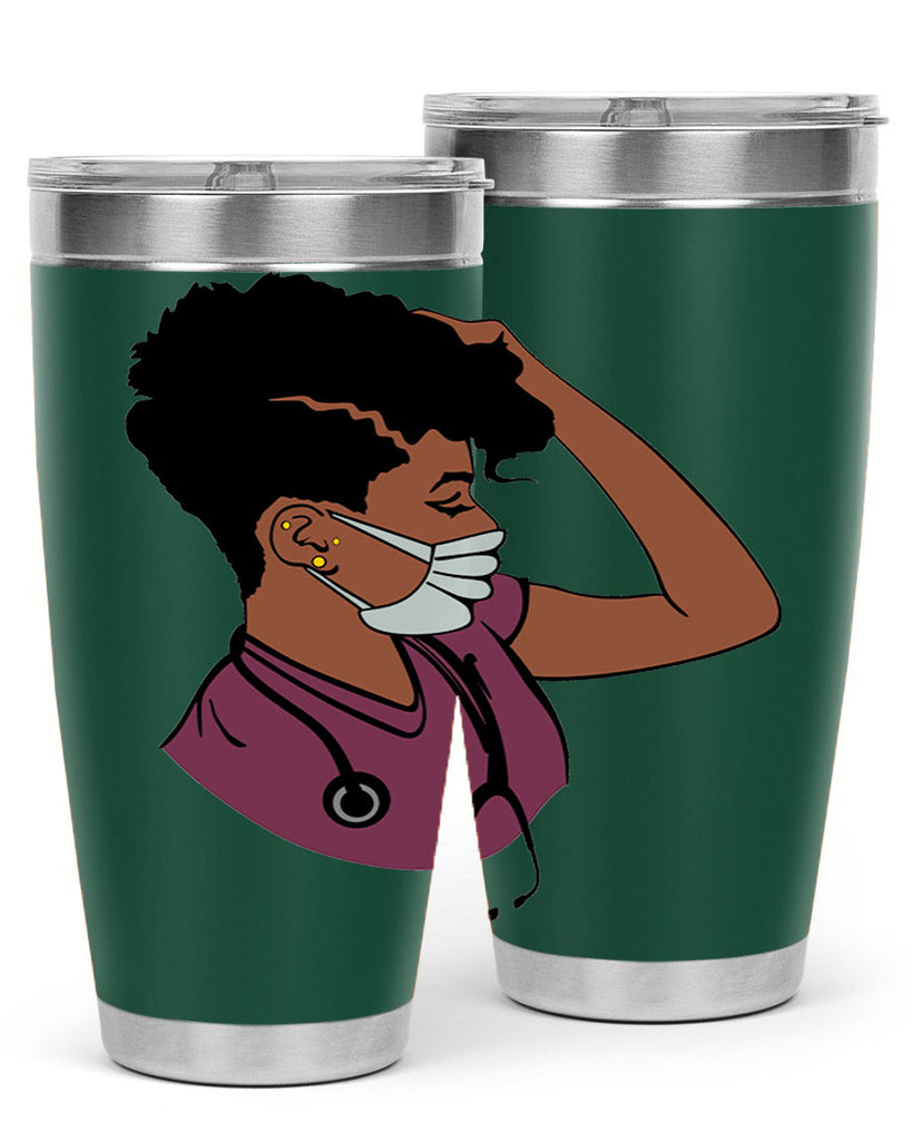black nurse 1#- women-girls- Tumbler