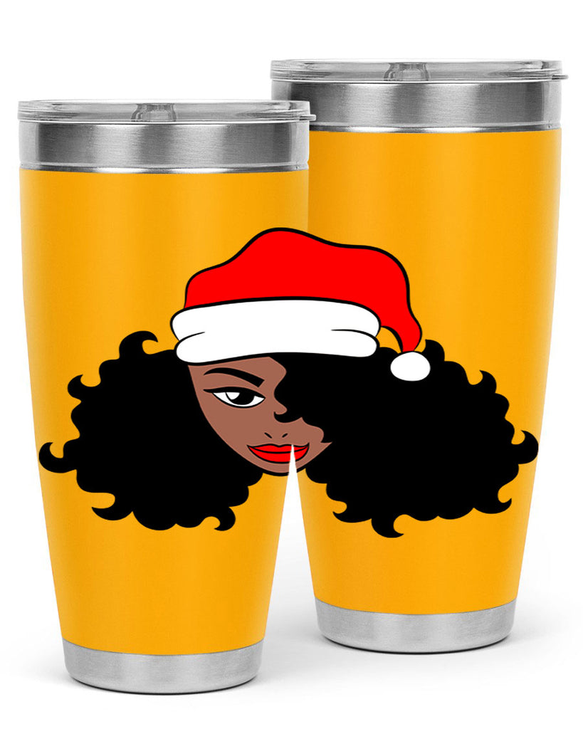 afro santa claus girl 71#- women-girls- Tumbler