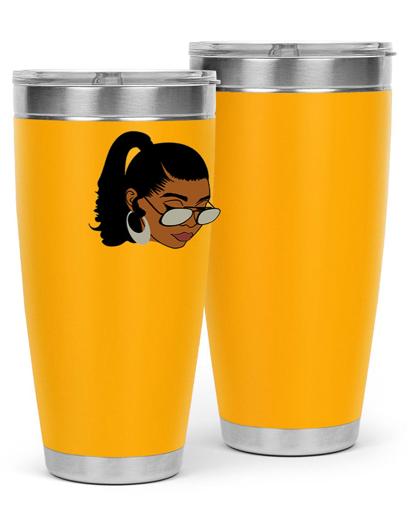 black afro 42#- women-girls- Tumbler