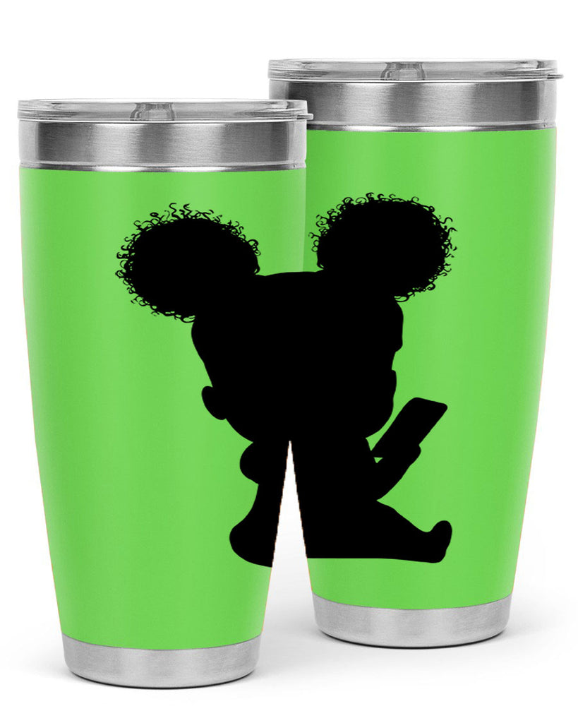 Black girl style 5#- women-girls- Tumbler