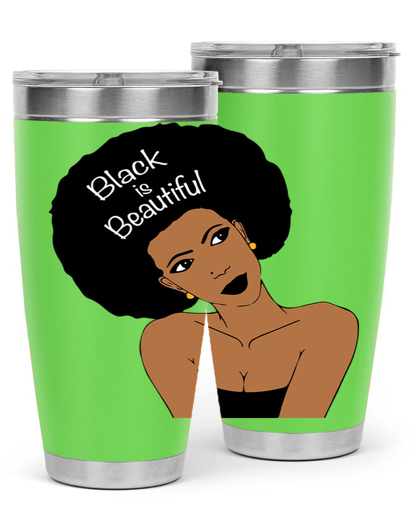 black is beautiful 13#- women-girls- Tumbler