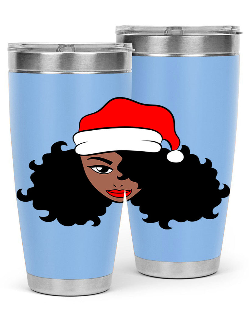 afro santa claus girl 71#- women-girls- Tumbler