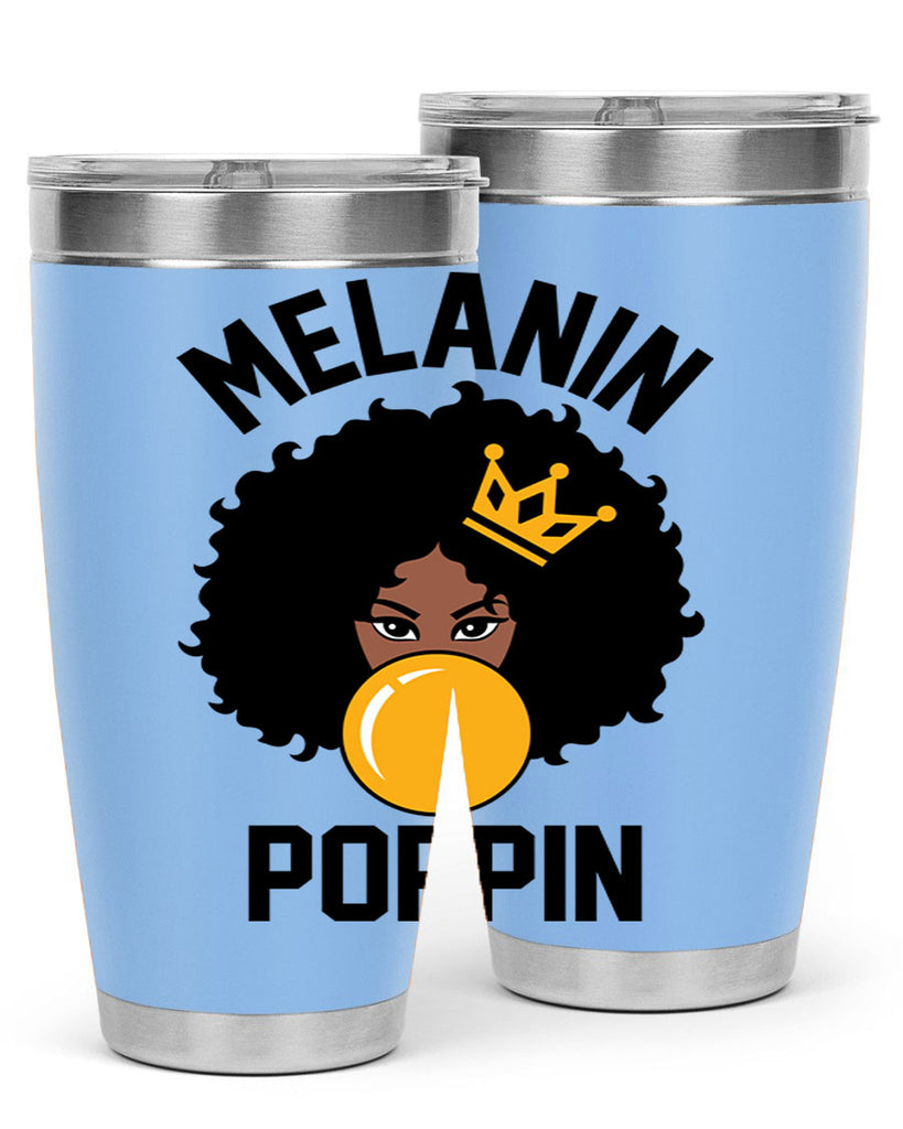 melanin poppin afro girl 25#- women-girls- Tumbler