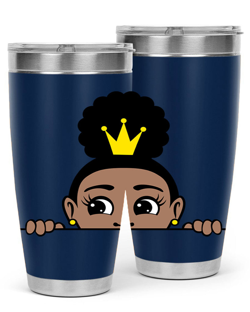 afro puff crown girl 1#- women-girls- Tumbler