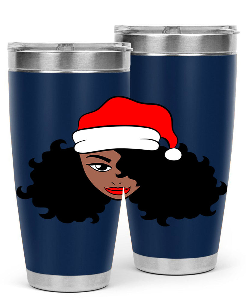 afro santa claus girl 71#- women-girls- Tumbler