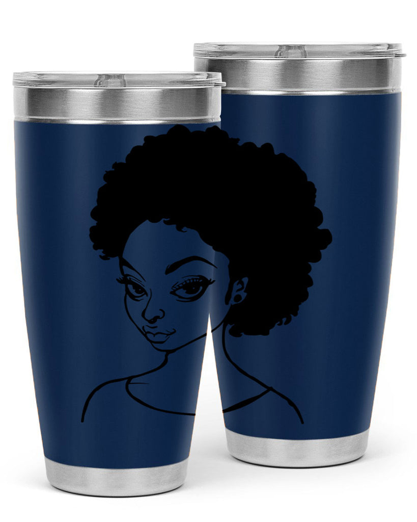afro woman girl lady 68#- women-girls- Tumbler