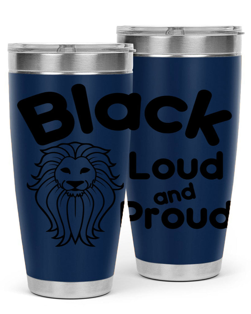 black loud and proud Style 57#- women-girls- Tumbler