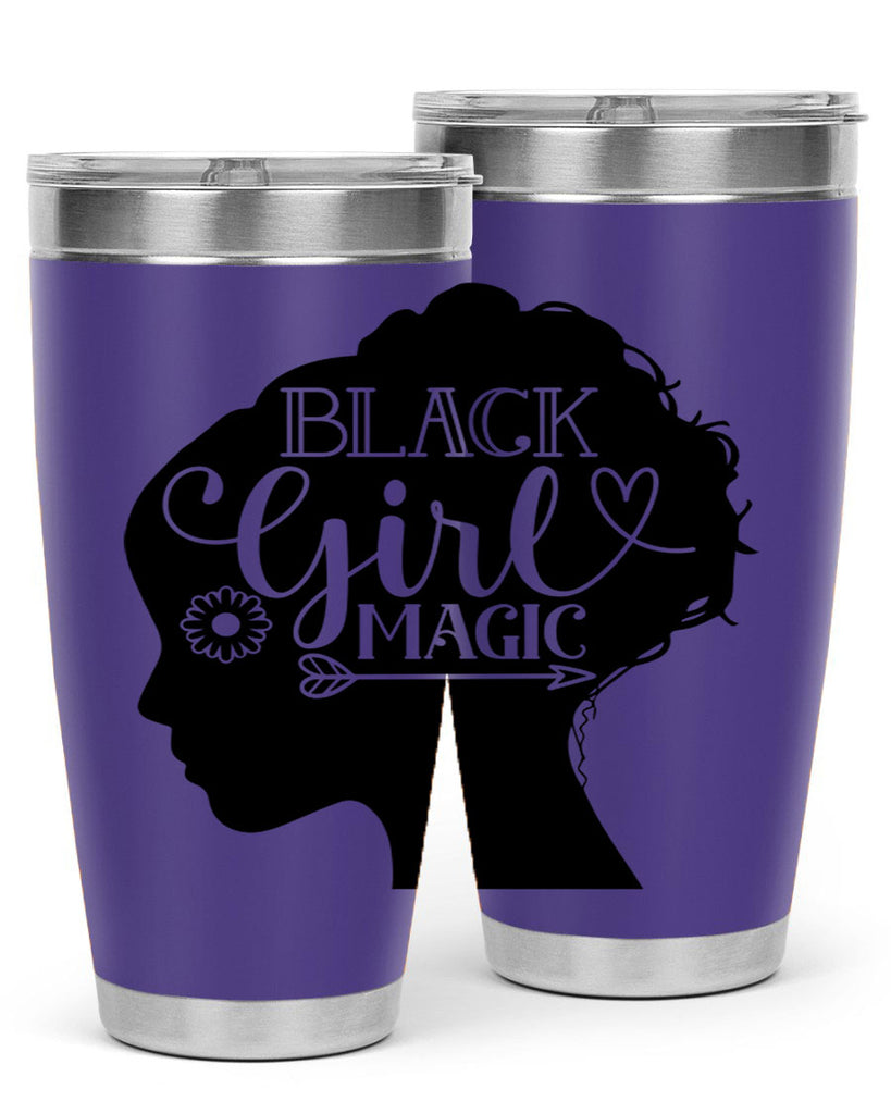 Black girl magic Style 59#- women-girls- Tumbler