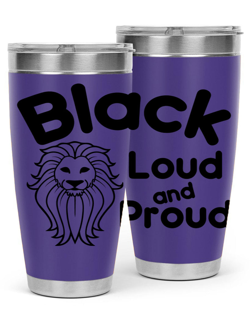 black loud and proud Style 57#- women-girls- Tumbler