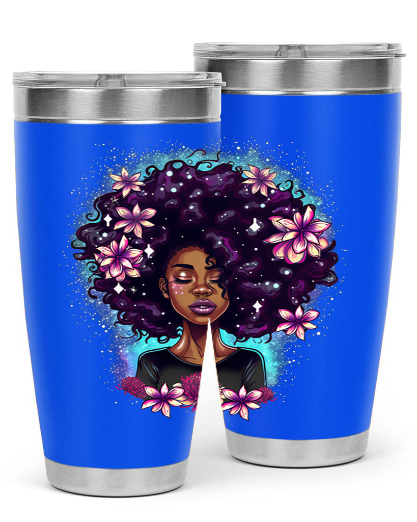 Sparkling Black Girl Design 3#- women-girls- Tumbler