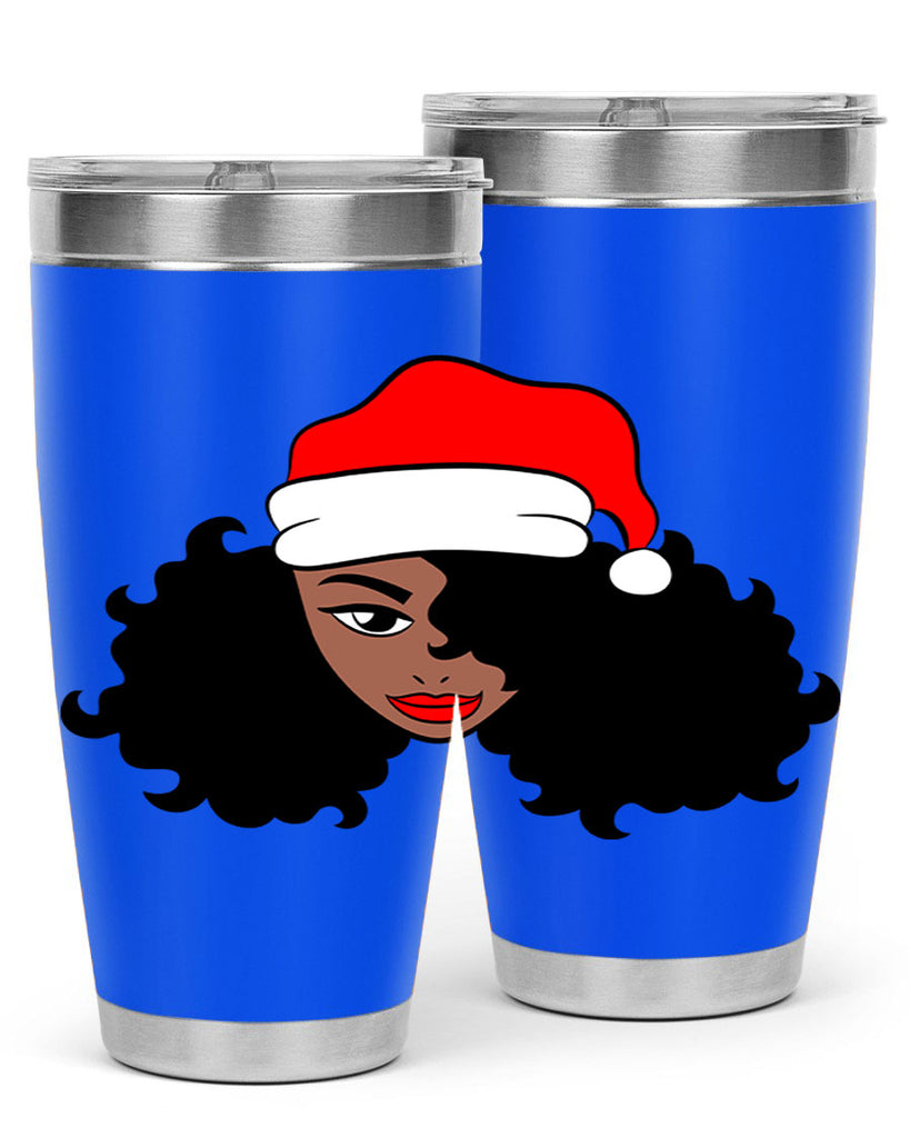 afro santa claus girl 71#- women-girls- Tumbler