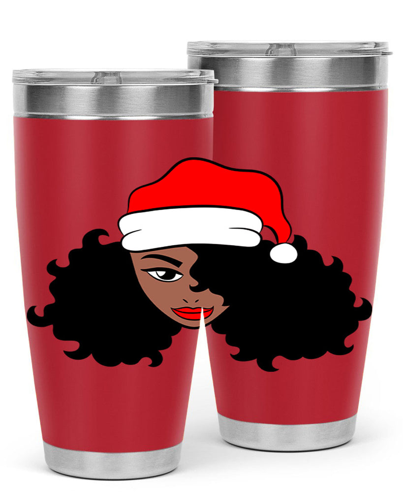 afro santa claus girl 71#- women-girls- Tumbler