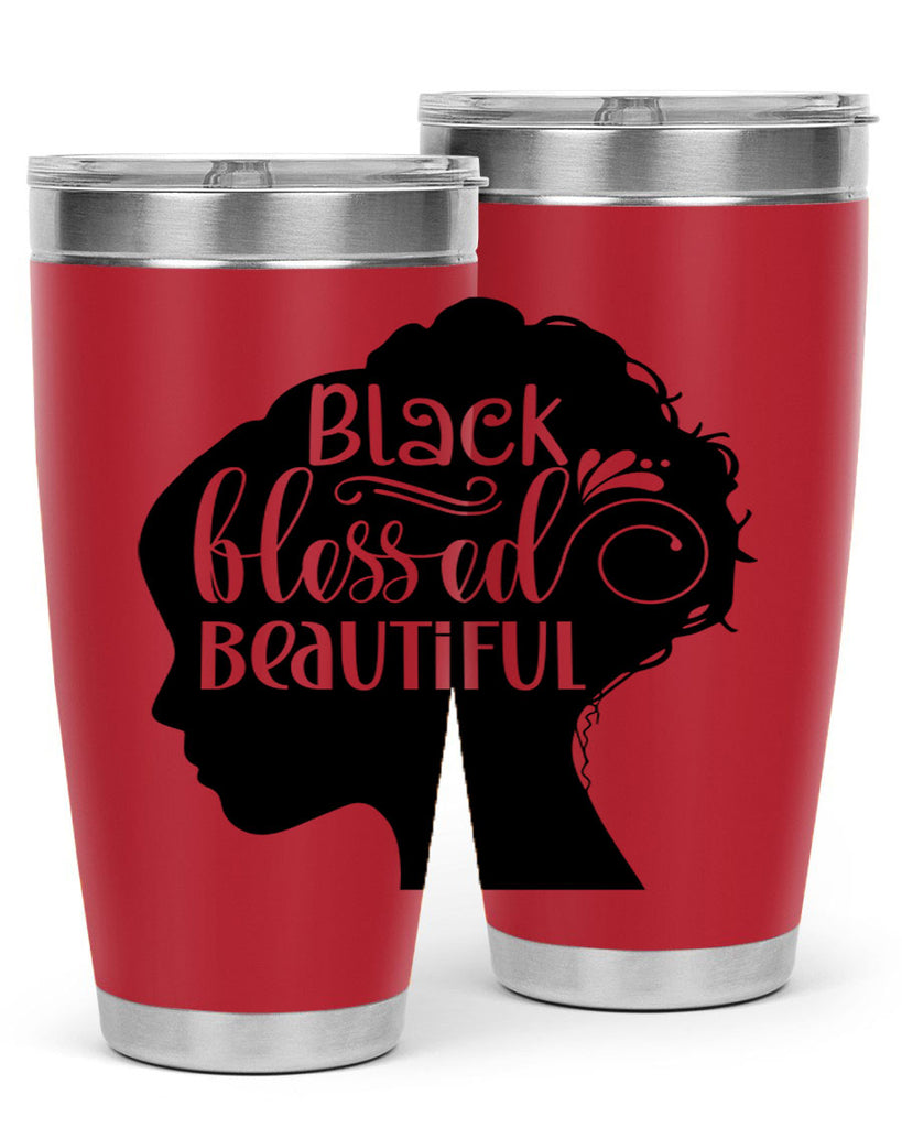 black blessed beautiful Style 62#- women-girls- Tumbler