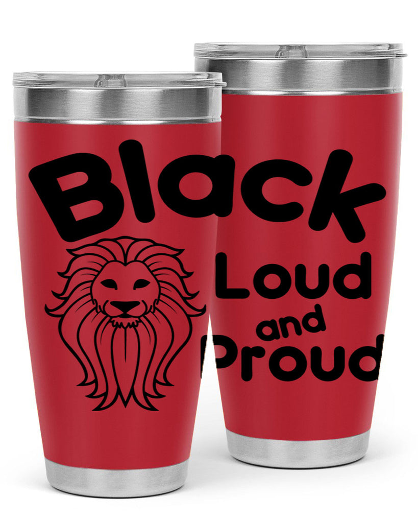 black loud and proud Style 57#- women-girls- Tumbler
