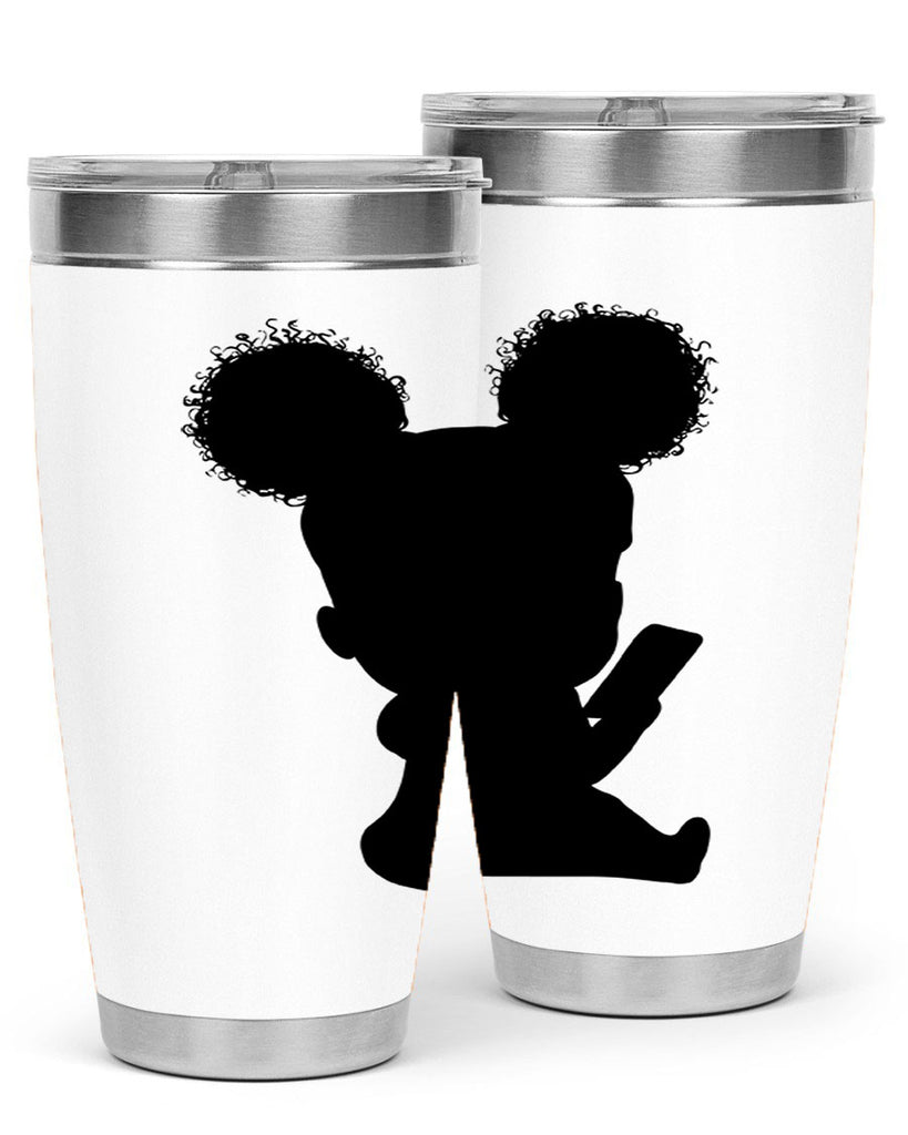 Black girl style 5#- women-girls- Tumbler