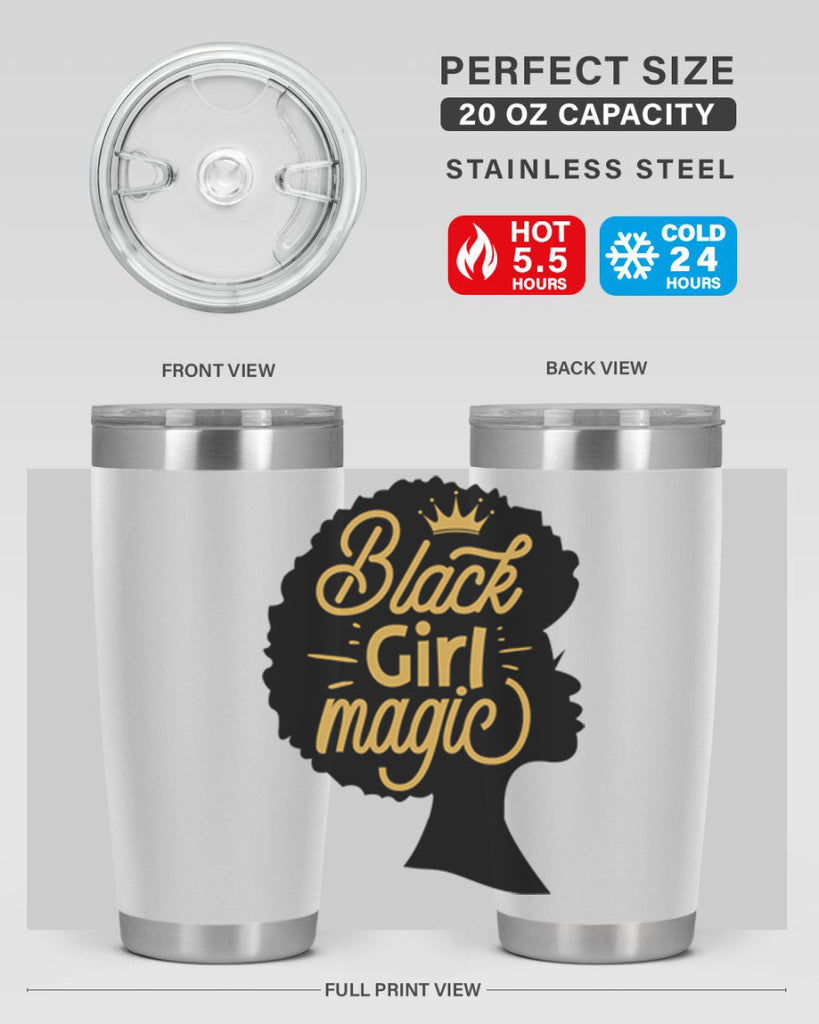 Black Girl magic copy Style 60#- women-girls- Tumbler
