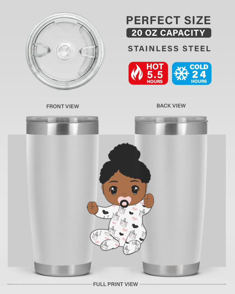 Black baby style 5#- women-girls- Tumbler