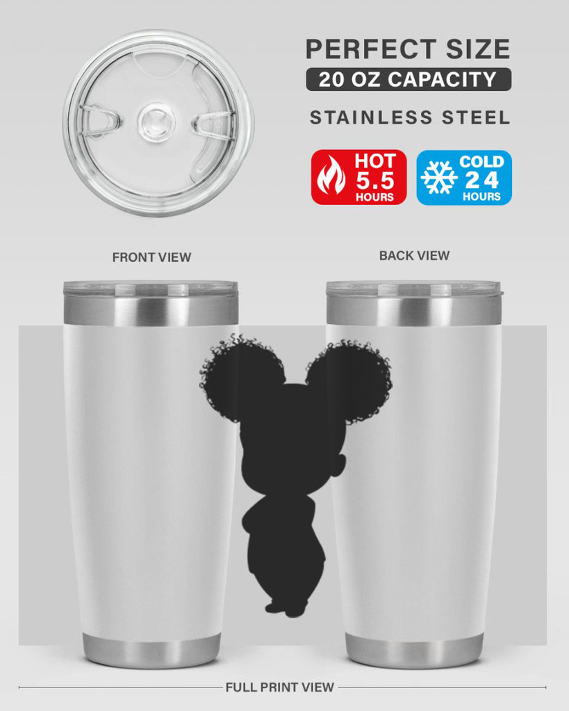 Black girl style 6#- women-girls- Tumbler