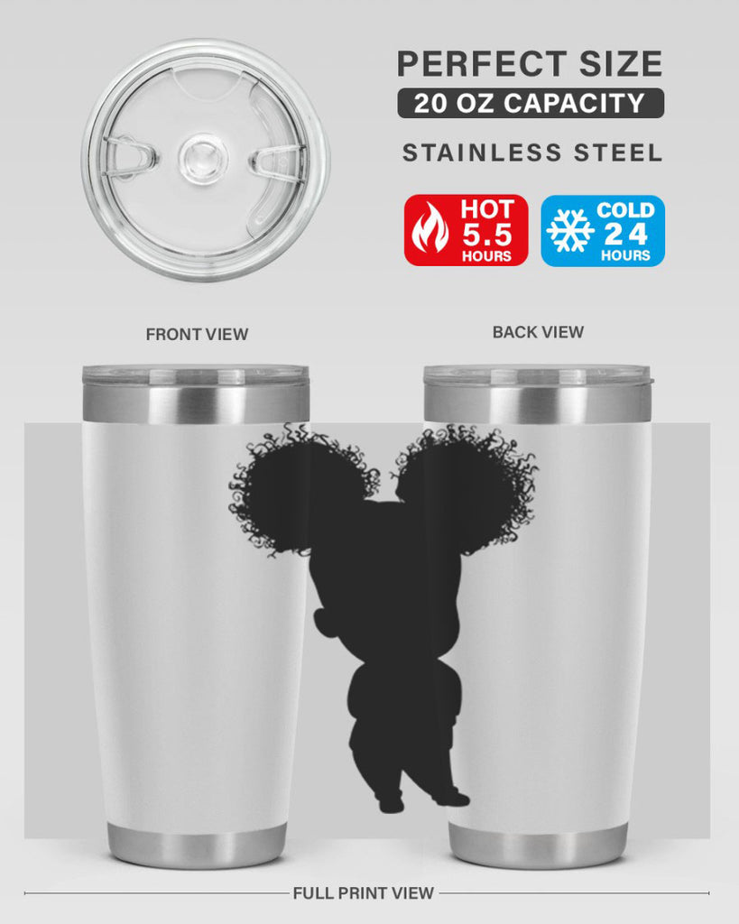 Black girl style 8#- women-girls- Tumbler