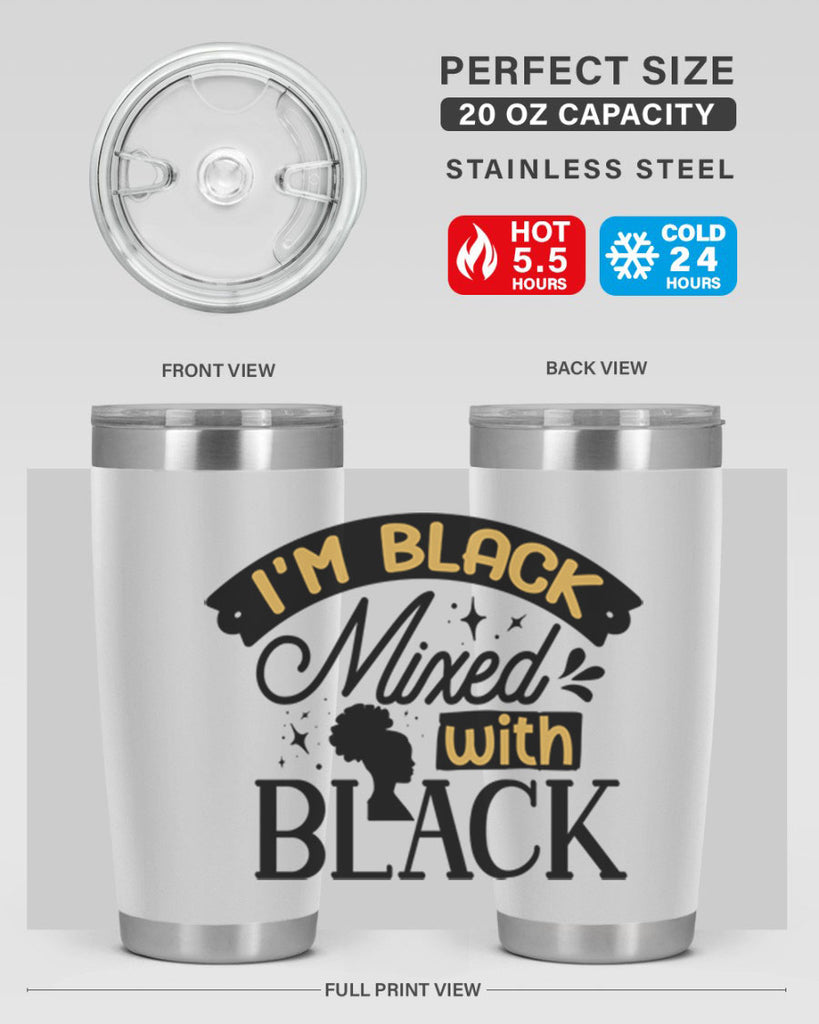 Im black mixed with black Style 30#- women-girls- Tumbler