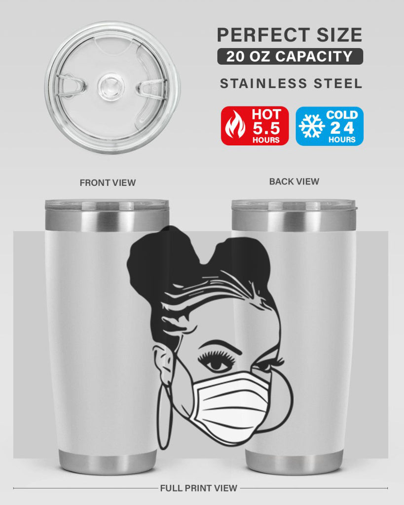 black nurse 6#- women-girls- Tumbler