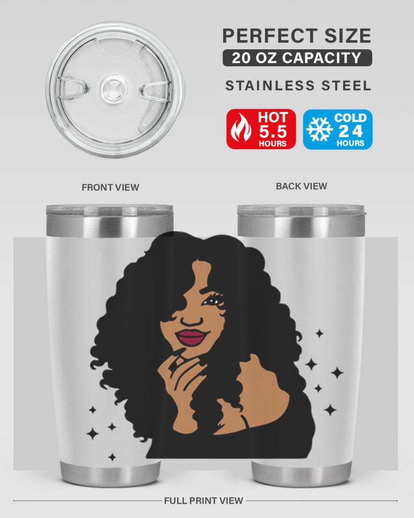 black women - queen 55#- women-girls- Tumbler