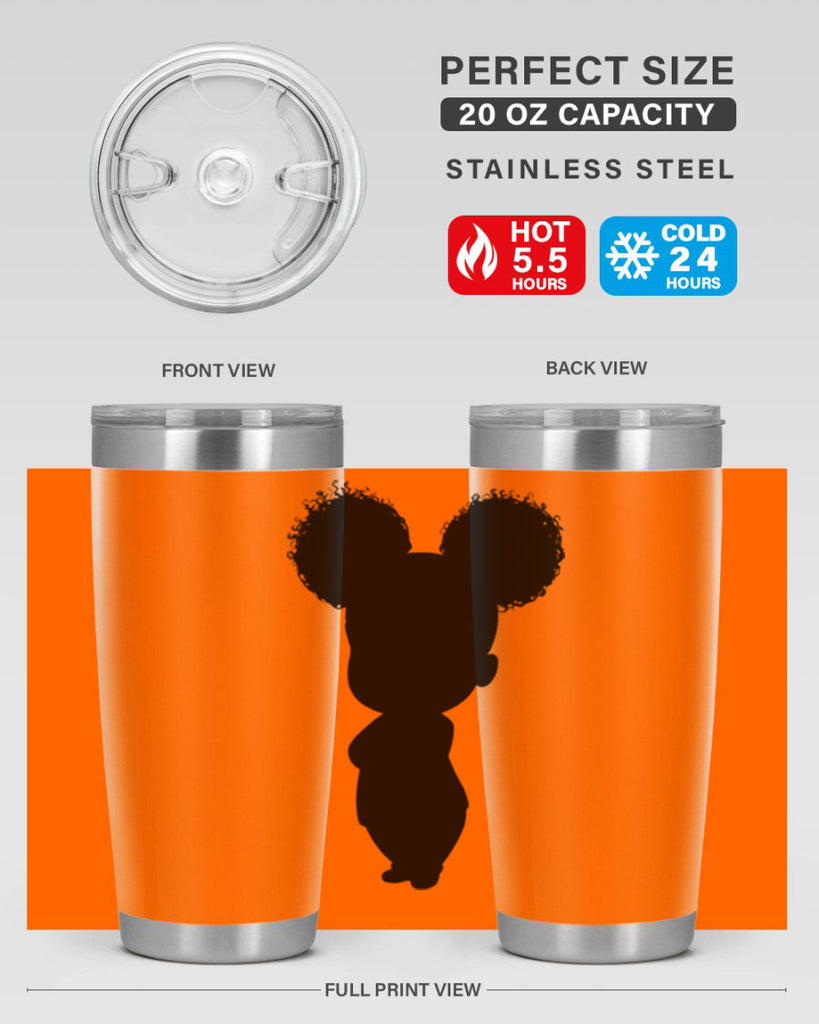 Black girl style 6#- women-girls- Tumbler