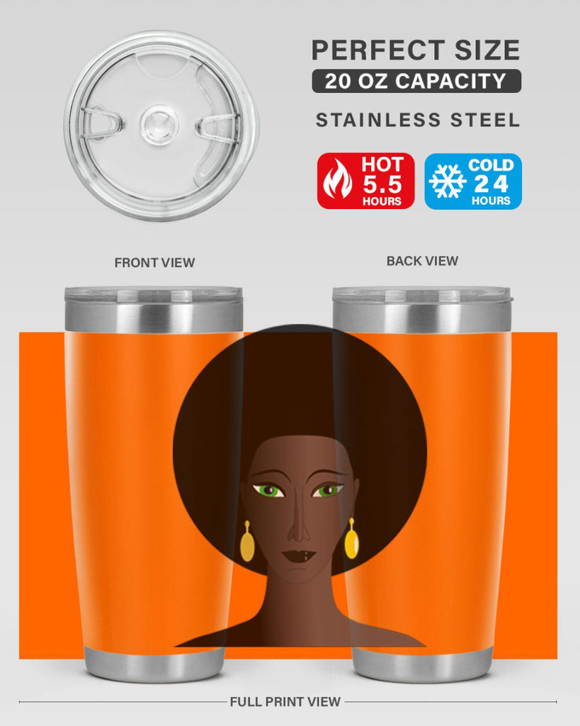machovka black woman with green eyes 27#- women-girls- Tumbler