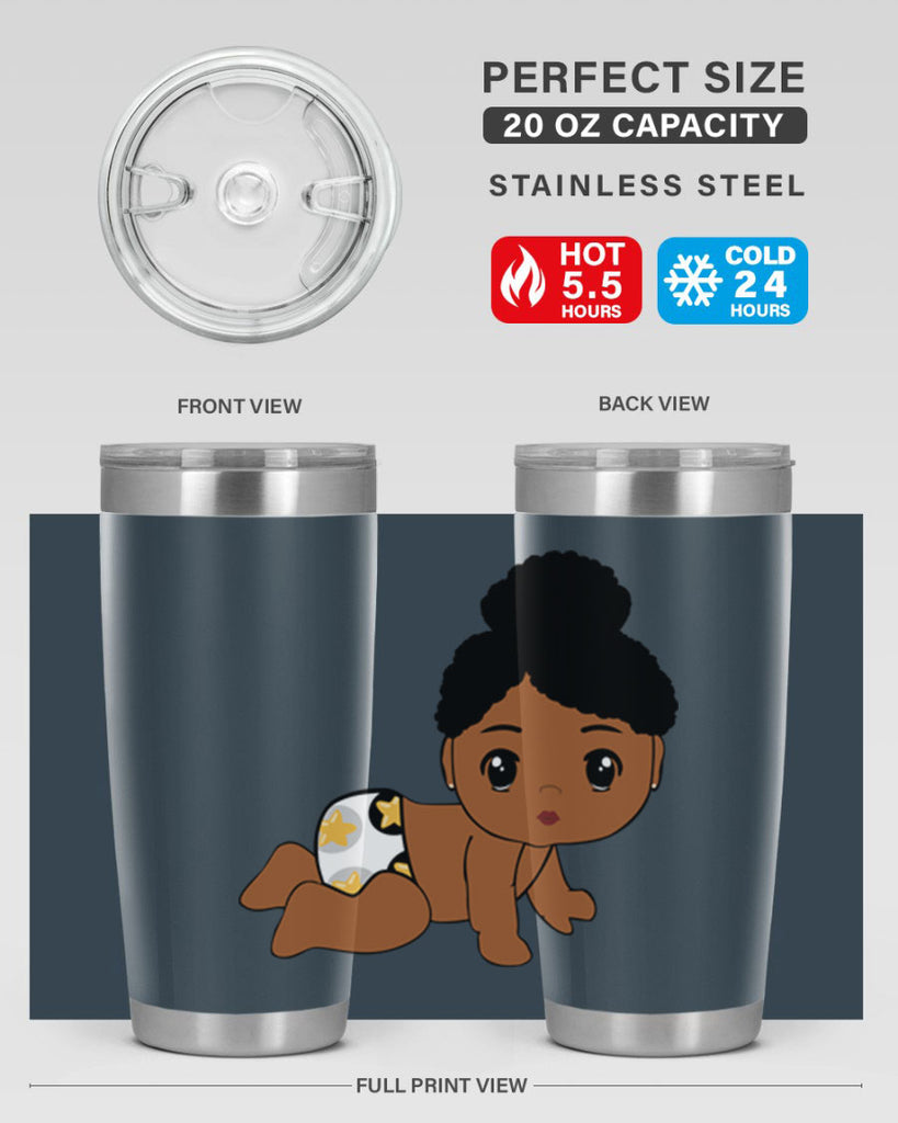 Black baby style 6#- women-girls- Tumbler