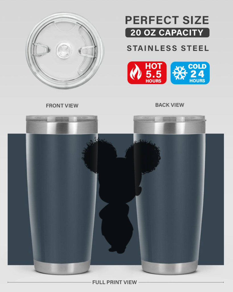 Black girl style 6#- women-girls- Tumbler