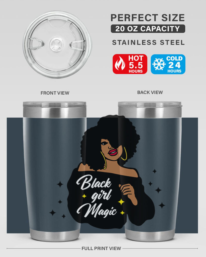 black girl magic 21#- women-girls- Tumbler