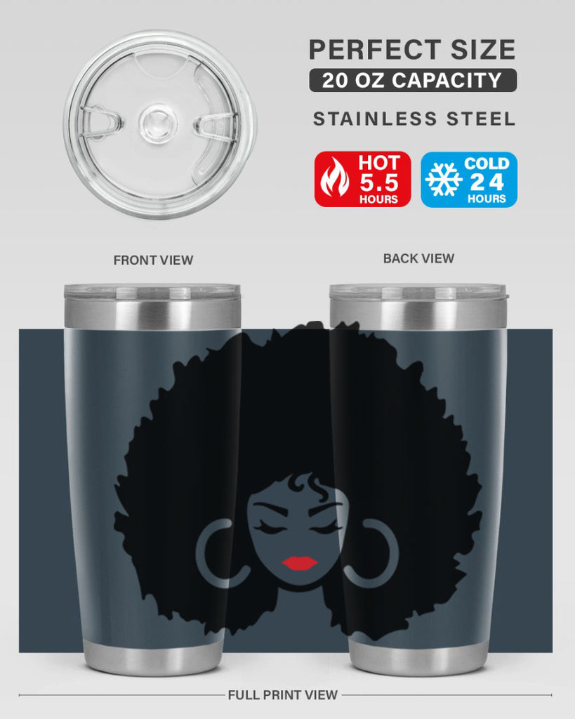 black women - queen 63#- women-girls- Tumbler