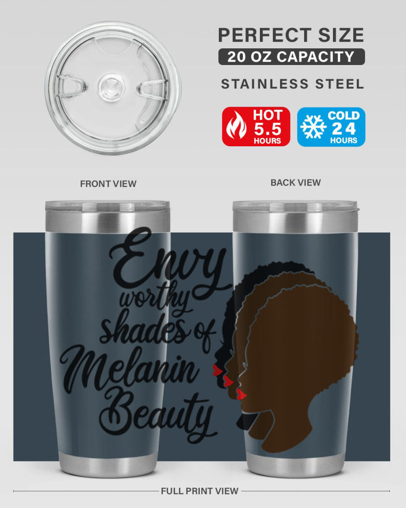 envy worth shades of melanin Style 39#- women-girls- Tumbler