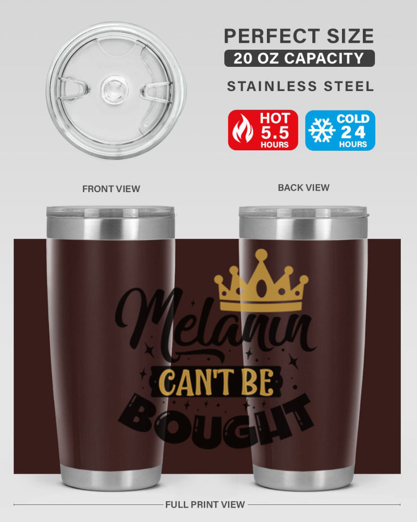 Melanin cant be bought Style 22#- women-girls- Tumbler