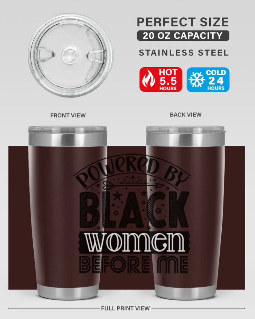 Powered by blackp women before me Style 14#- women-girls- Tumbler