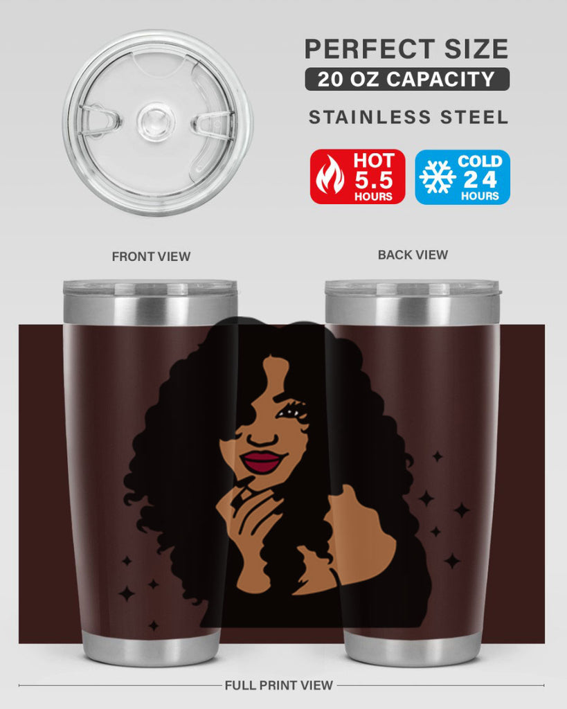 black women - queen 55#- women-girls- Tumbler