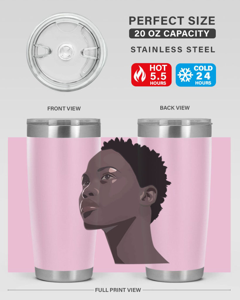 african woman portrait 88#- women-girls- Tumbler